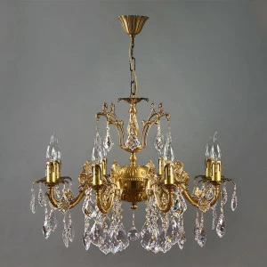 Подвесная люстра Ambiente Granada 2118/8 AB New Leaf AMBIENTE ДИЗАЙНЕРСКИЕ, GRANADA 181587 Бронза