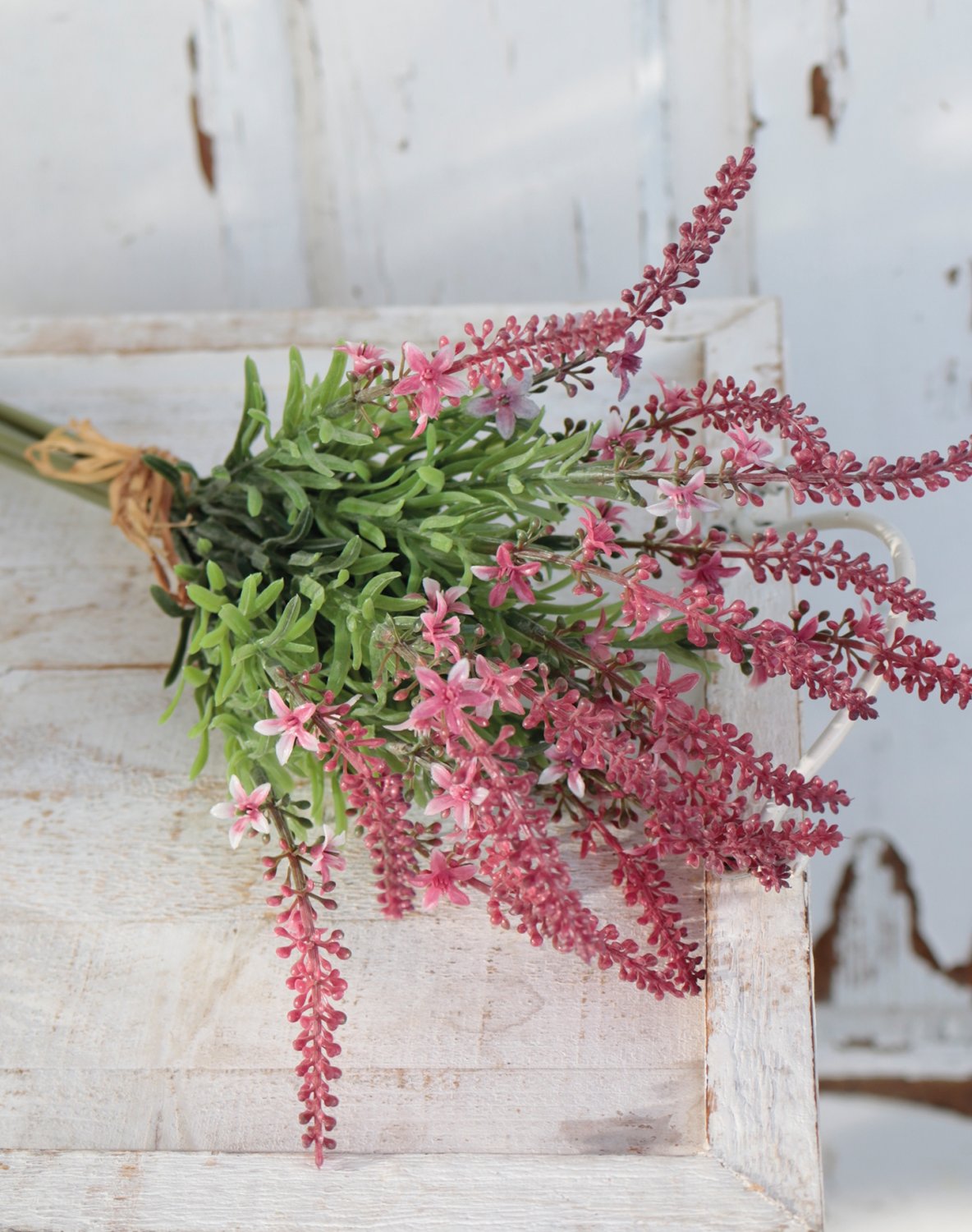 1882 222 a3 Искусственный пучок лаванды, 39 см, темно-фиолетовый H-andreas  - Вид №5