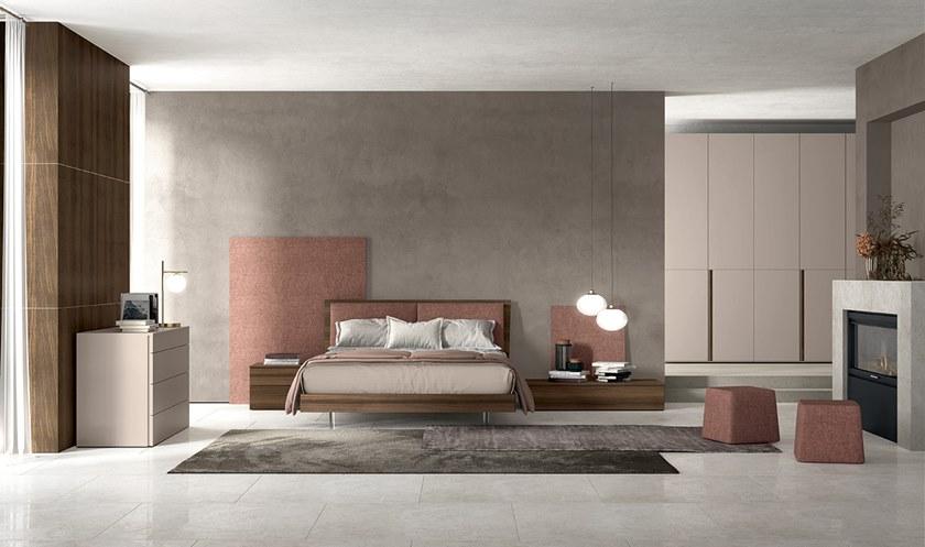 Colombini Casa Двуспальная кровать с мягким изголовьем Vitality sun-id-1437908 - Вид №1