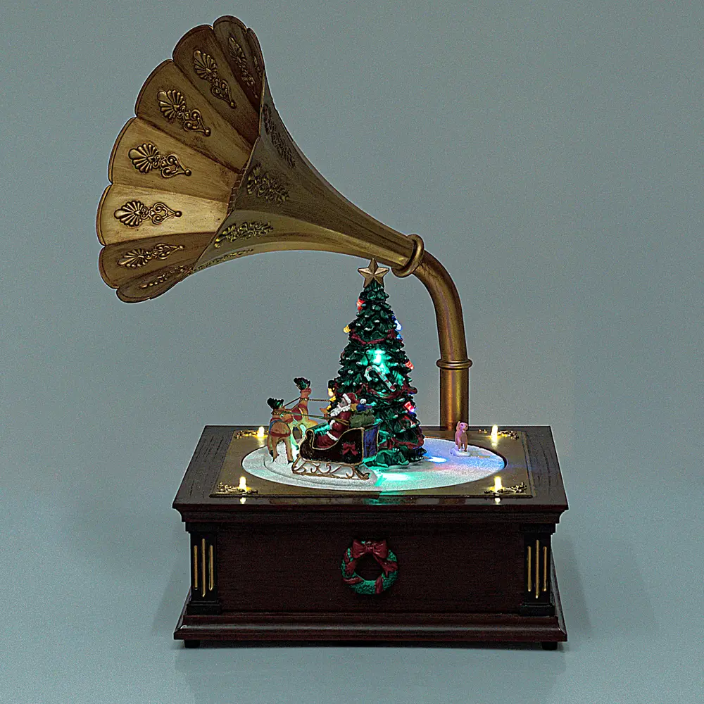 89368034 Новогодняя композиция светящаяся Громофон STLM-1508079 Santreyd  - Вид №1