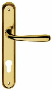 LINEA CALI' Латунная ручка на пластине в классическом стиле Garda