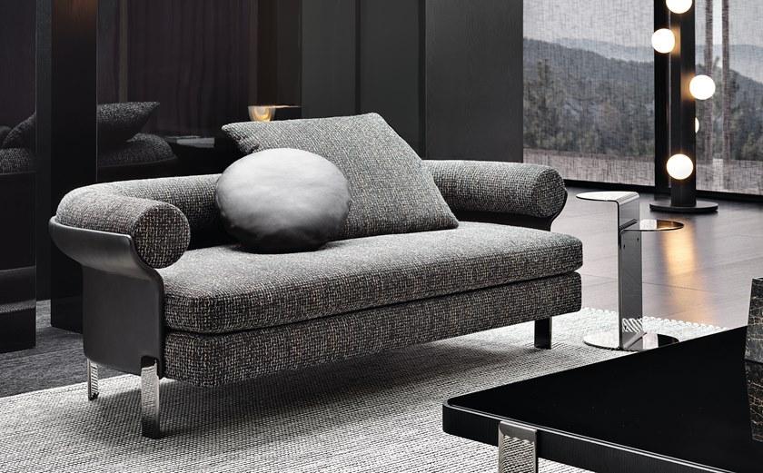 Minotti 3-х местный тканевый диван с кожаной оболочкой Mattia sun-id-1442813 - Вид №1