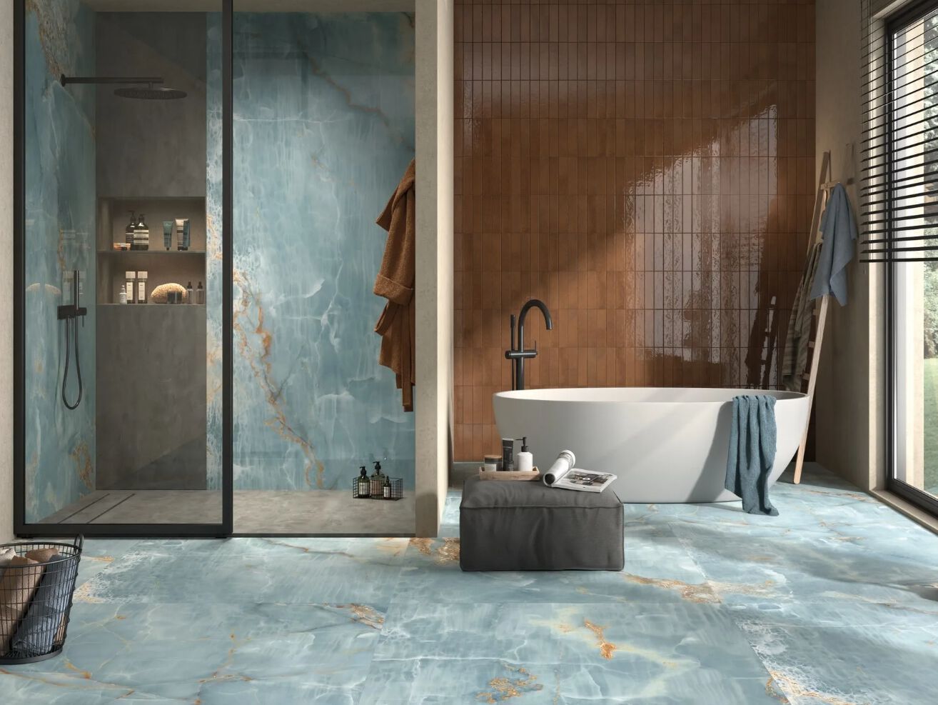 Пол / напольное покрытие из керамогранита с мраморным эффектом Imola THE ROOM ARCH-00073362 - Вид №18