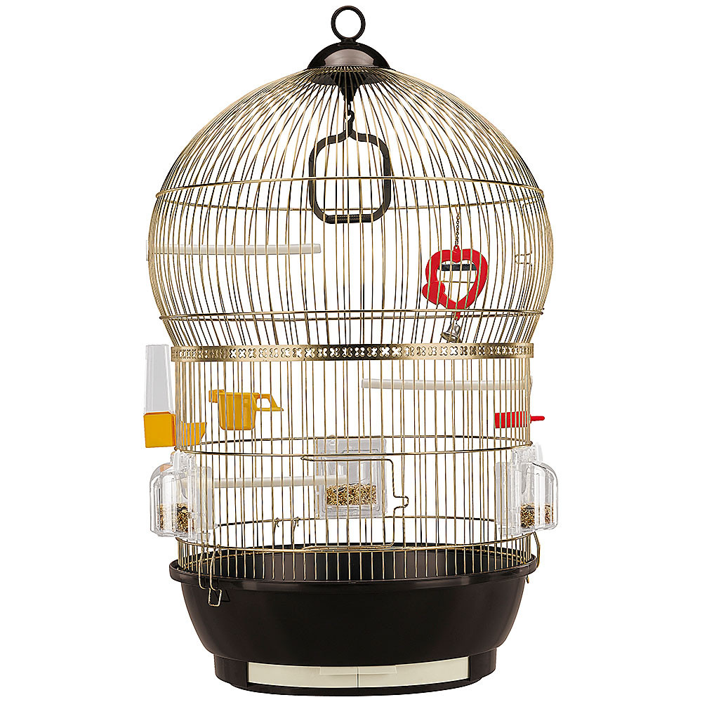 Т0022247 Клетка для птиц BALI золото 43,5х68,5см FERPLAST 