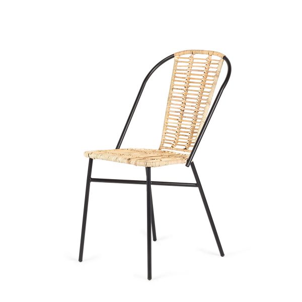 080245 Стул из тростника и ротанга Francisco Segarra Bahrain Santreyd  - Вид №1