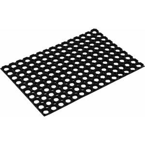 Коврик грязезащитный каучук Amigo 25x75 см цвет черный