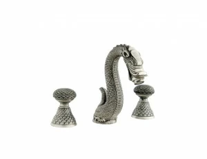 059401.A00.00 Набор для раковины с тремя отверстиями Золото 24К