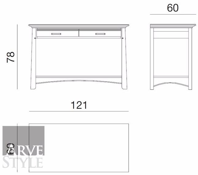 Arvestyle Рабочий стол из массива дерева Naima sun-id-1384953 - Вид №8