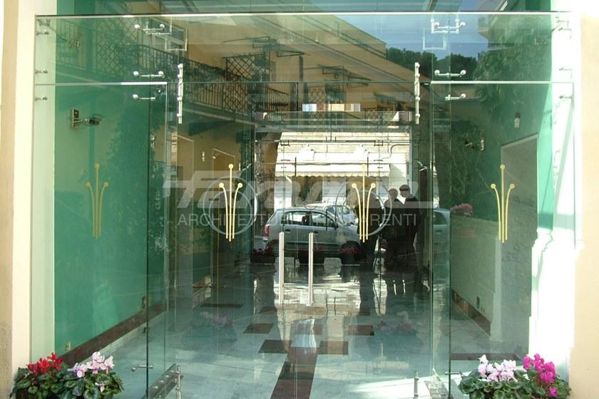 FARAONE Фурнитура для стеклянной распашной двери Vetrodivide sun-id-1492086 - Вид №4