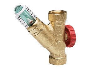 Балансировочный клапан с наклонным седлом