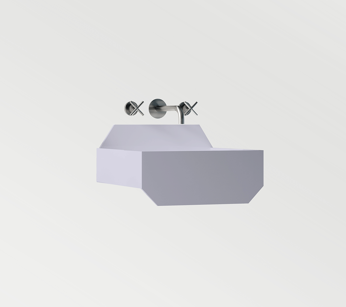 com_EXLAVFRIEZE1L/1515 Подвесная раковина настенная прямоугольная Ex.T Frieze