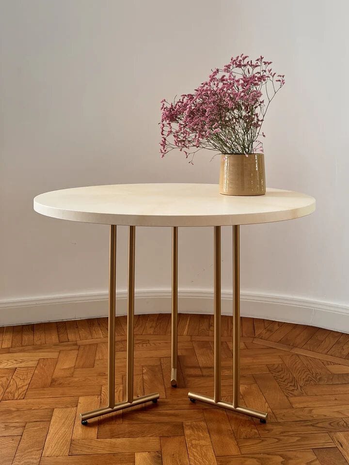 Круглый кожаный журнальный столик mg12 Camilla ARCH-00115338 - Вид №1