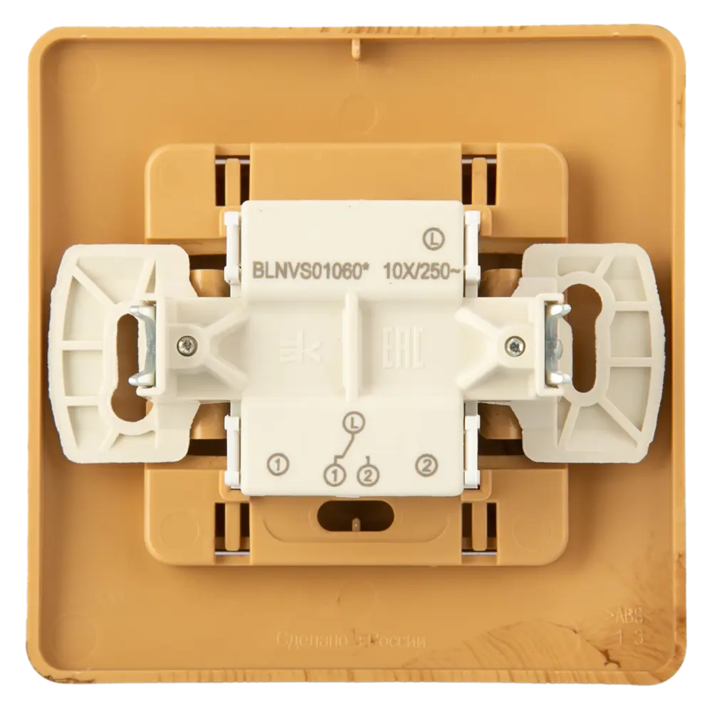 Переключатель одноклавишный Systeme Electric Blanca с рамкой, цвет ясень 84502368 STLM-0050691 - Вид №2