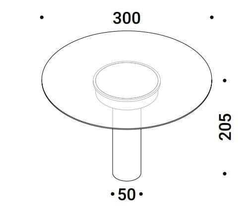 Перезаряжаемая светодиодная настольная лампа из метакрилата DAVIDE GROPPI VIS À VIS ARCH-00032696 - Вид №4