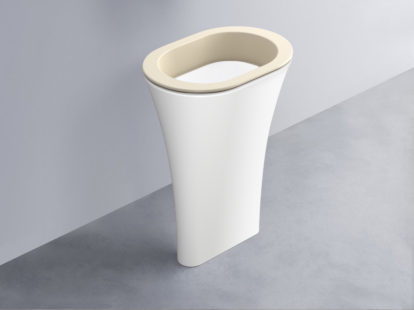 AMLA65-LN+AMPILO-BL+AMCOLO-BL Раковина Amedeo Ovale отдельностоящая cielo Enjoy + Amedeo Ceramica Cielo