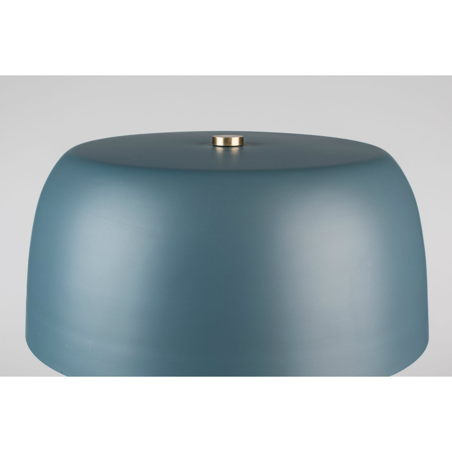 Лампа настольная Muras Tricolore, голубая White Label Living 5200073 - Вид №5