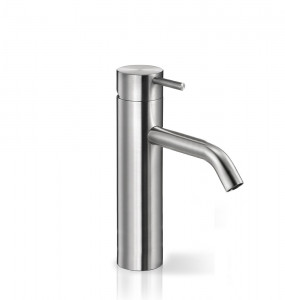 ONE002S Смеситель для раковины Linki ONE, Сатиновая сталь