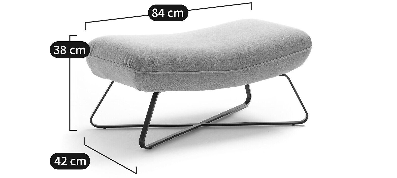 Тканевая подставка для ног / табурет AMPM Helma ARCH-00058501 - Вид №14