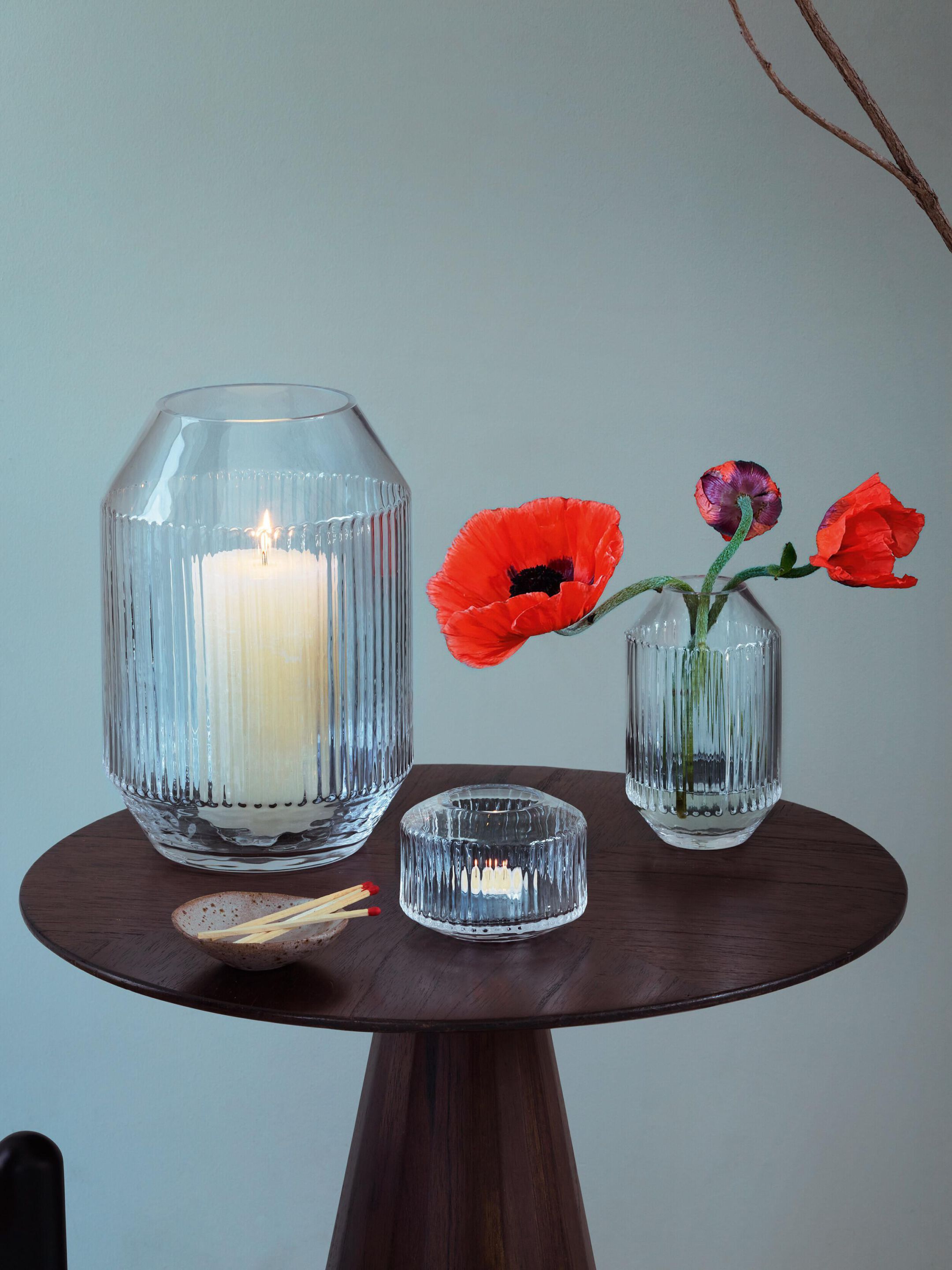 Выдувное стекло подсвечник-H26cm LSA Rotunda ARCH-00082395 - Вид №1