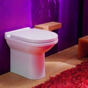 42213 Приставной унитаз напольный Белый  Due Италия