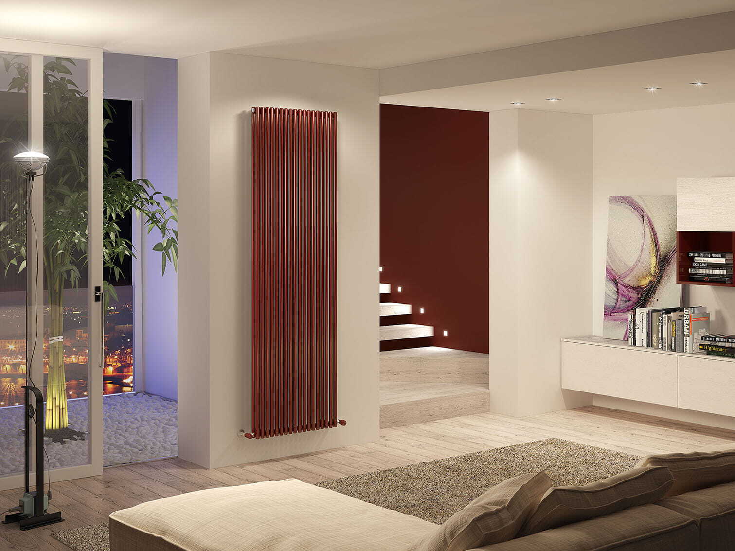 Стальной модульный вертикальный мебельный радиатор Irsap Арфа ARCH-00086045 - Вид №3