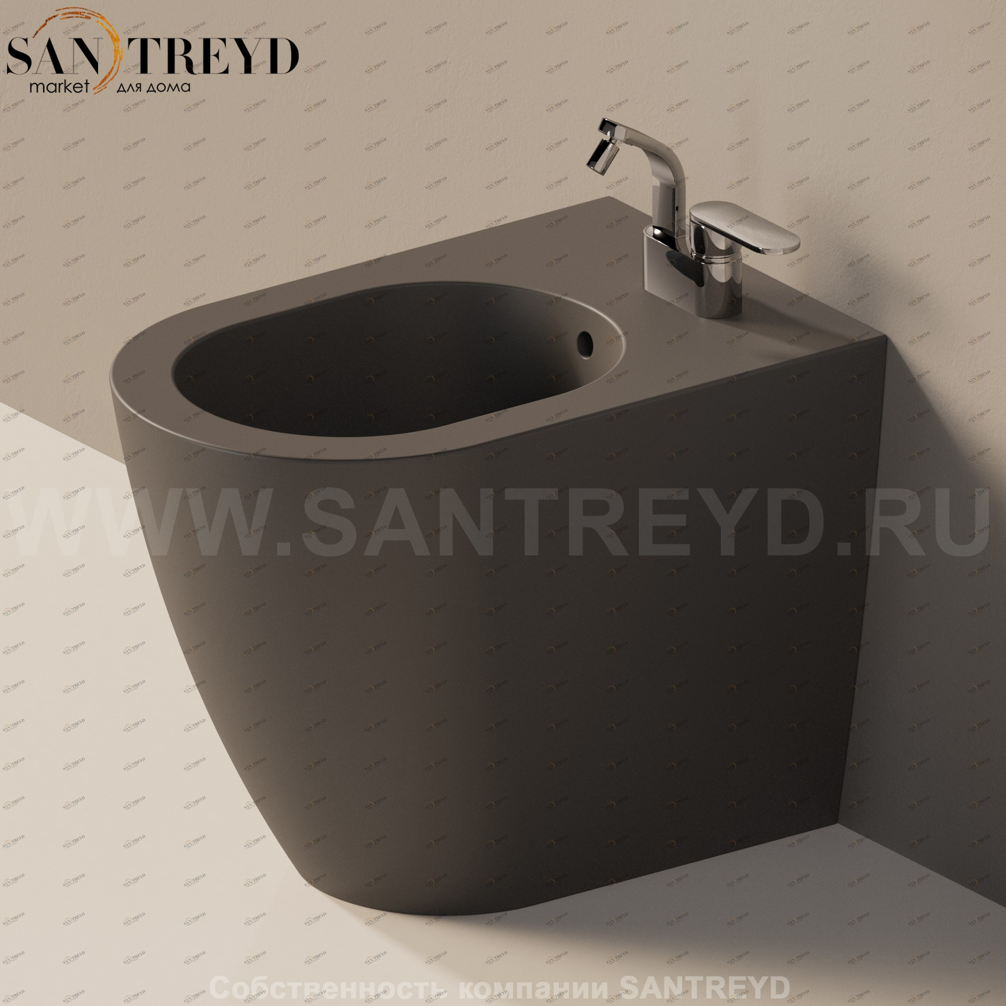 LK2177006 Биде напольное Link Ceramica Flaminia