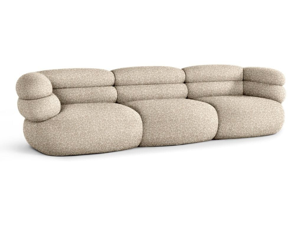 3-местный модульный тканевый диван Knoll Biboni ARCH-00006405