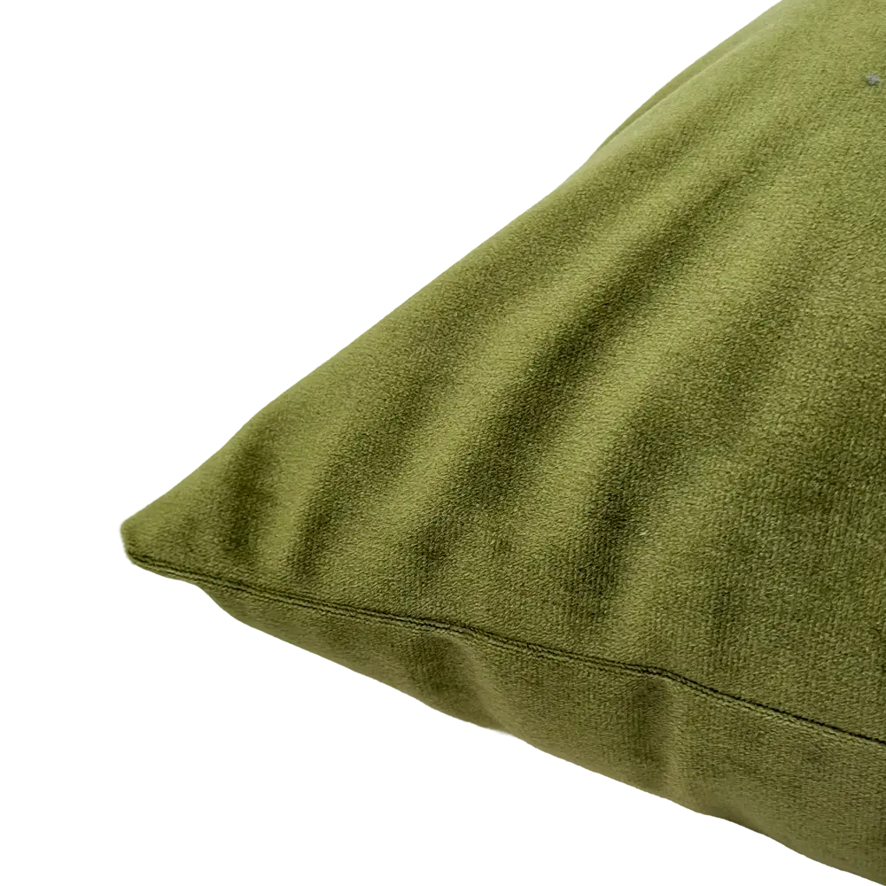 Подушка декоративная Linen Way Tony 45x45 см бархат цвет хаки STLM-2129943 - Вид №2