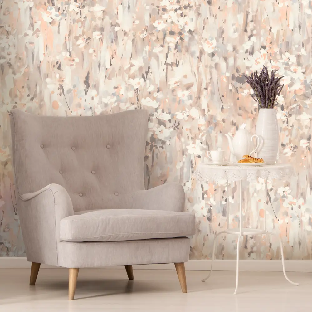 Обои флизелиновые Euro Decor Mone розовые 1.06 м ED7126-06 88478229 STLM-2173385 - Вид №2