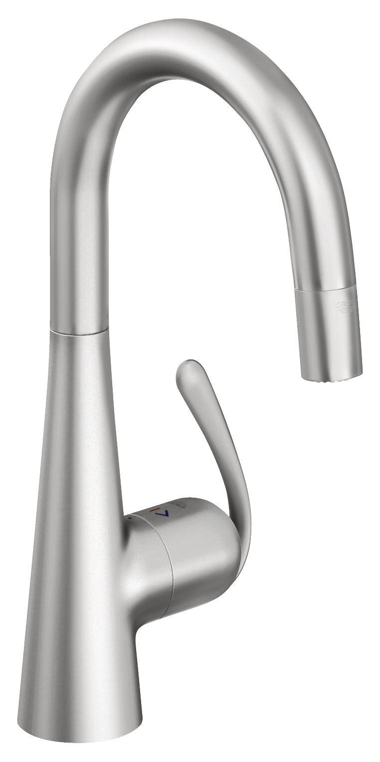 32296SD0 Смеситель для кухни Grohe Zedra нержавеющая сталь