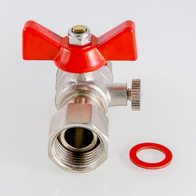 VT.806.N.0402 Кран шаровой для подключения манометра с наружной резьбой Valtec 1/2" x 1/4"  - Вид №5