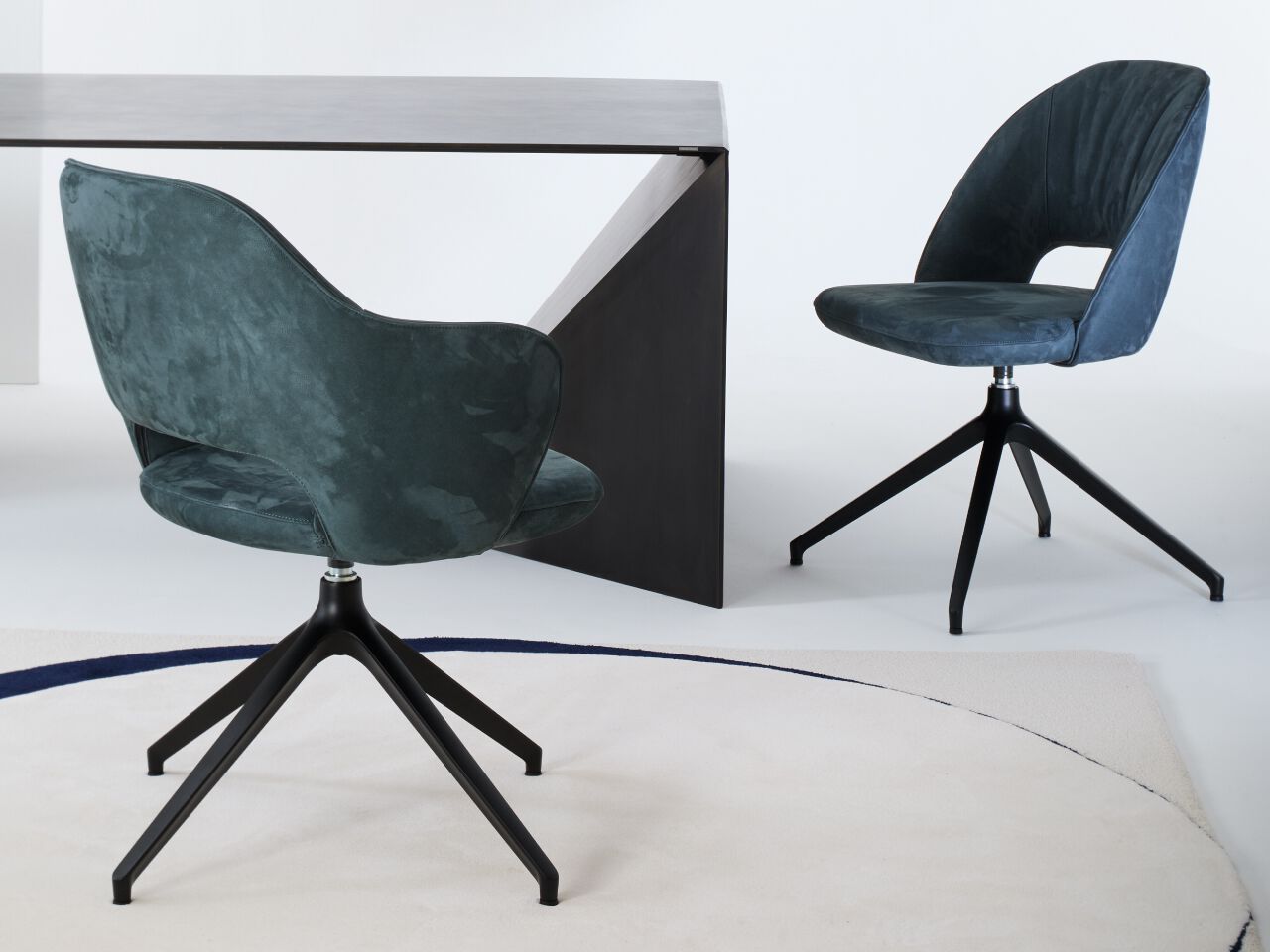 Кожаный стул с подлокотниками Julia Italia Noemi ARCH-00079673 - Вид №3