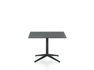 Квадратный журнальный столик с чугунной основой