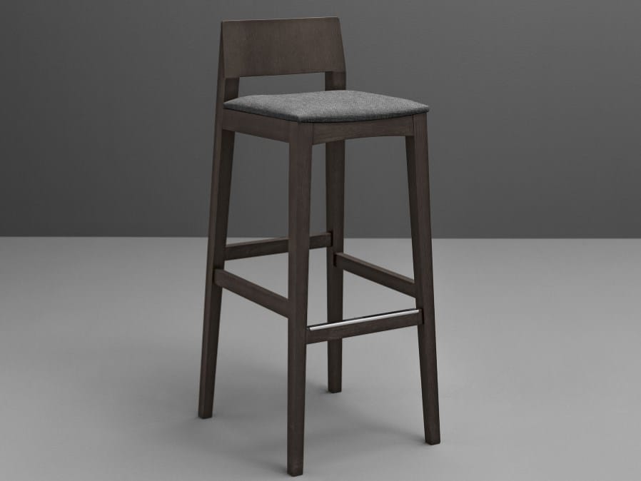 Высокий барный стул с подставкой для ног PIAVAL ELSA-Contract ARCH-00054110 - Вид №2