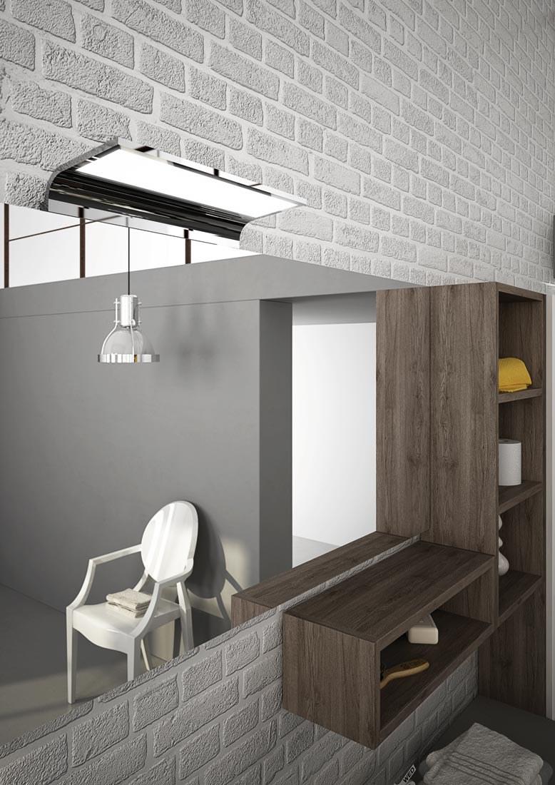 LEGNOBAGNO Тумба под умывальник с зеркалом Freedom lineare sun-id-1447774 - Вид №2