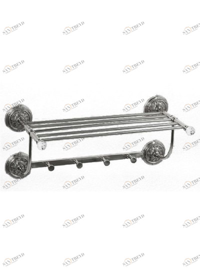 Полотенцедержатель с крючками ART&MAX BAROCCO CRYSTAL AM-2032-Cr-C 