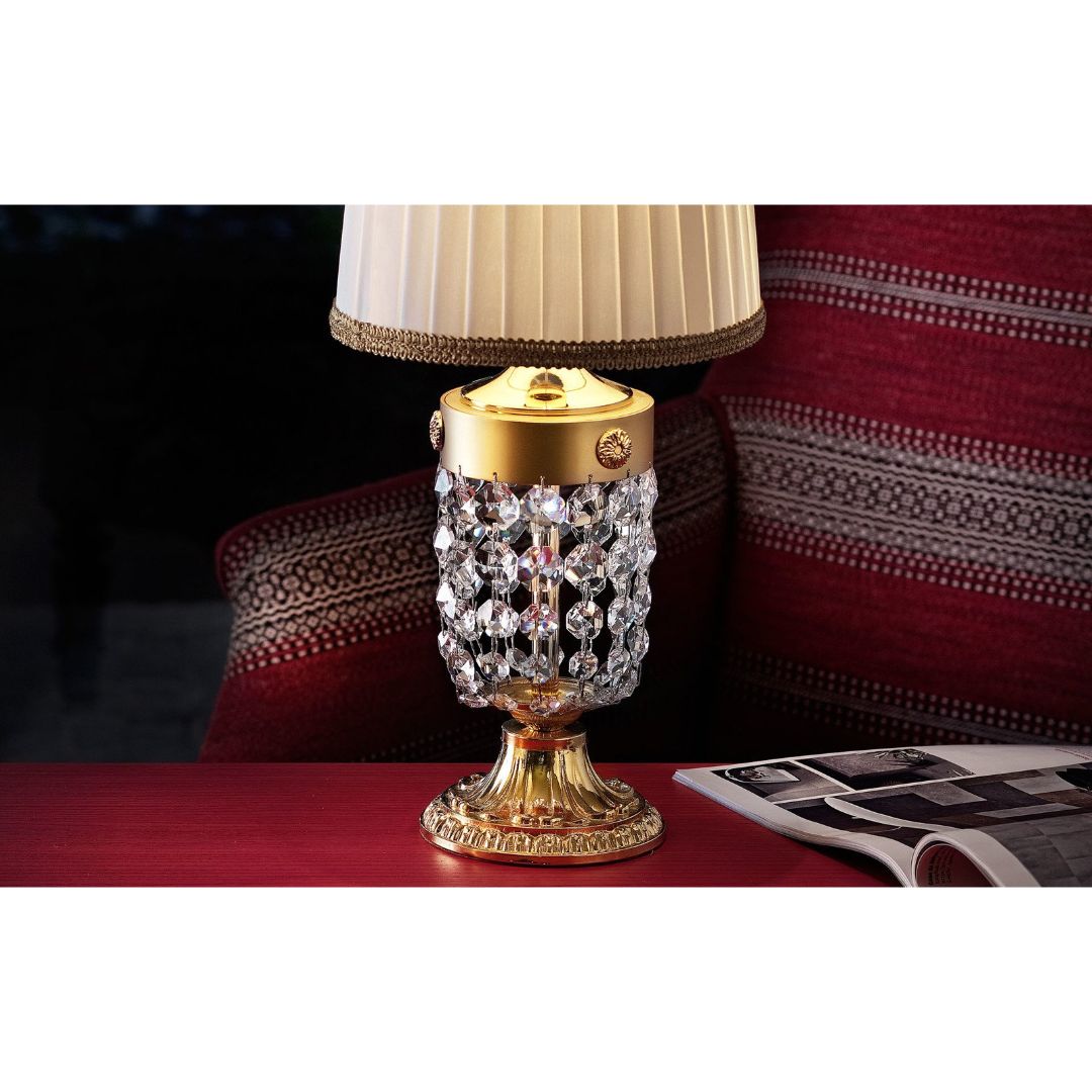 Masiero ELEGANTIA TL1P G03 cut crystal лампа настольная 115013 - Вид №1