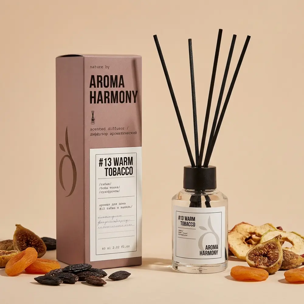 Ароматический диффузор Aroma Harmony Теплый табак 60 мл STLM-2203536