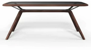 Now & Future Прямоугольный стол из дерева и стекла