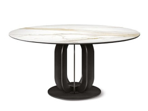 Круглый керамический стол