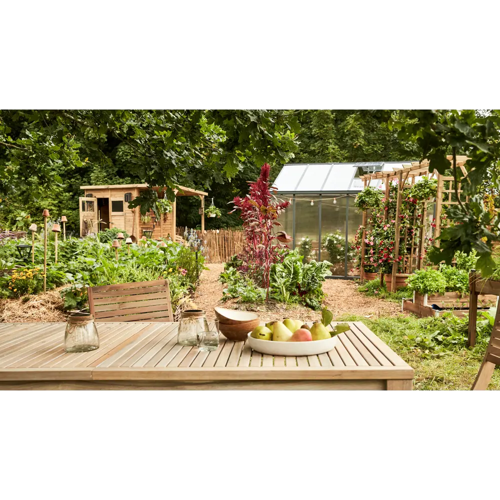 Стол садовый раздвижной Naterial Solaris 180-240x90x75 см акация светло-коричневый Товар без серии STLM-2062329 - Вид №29