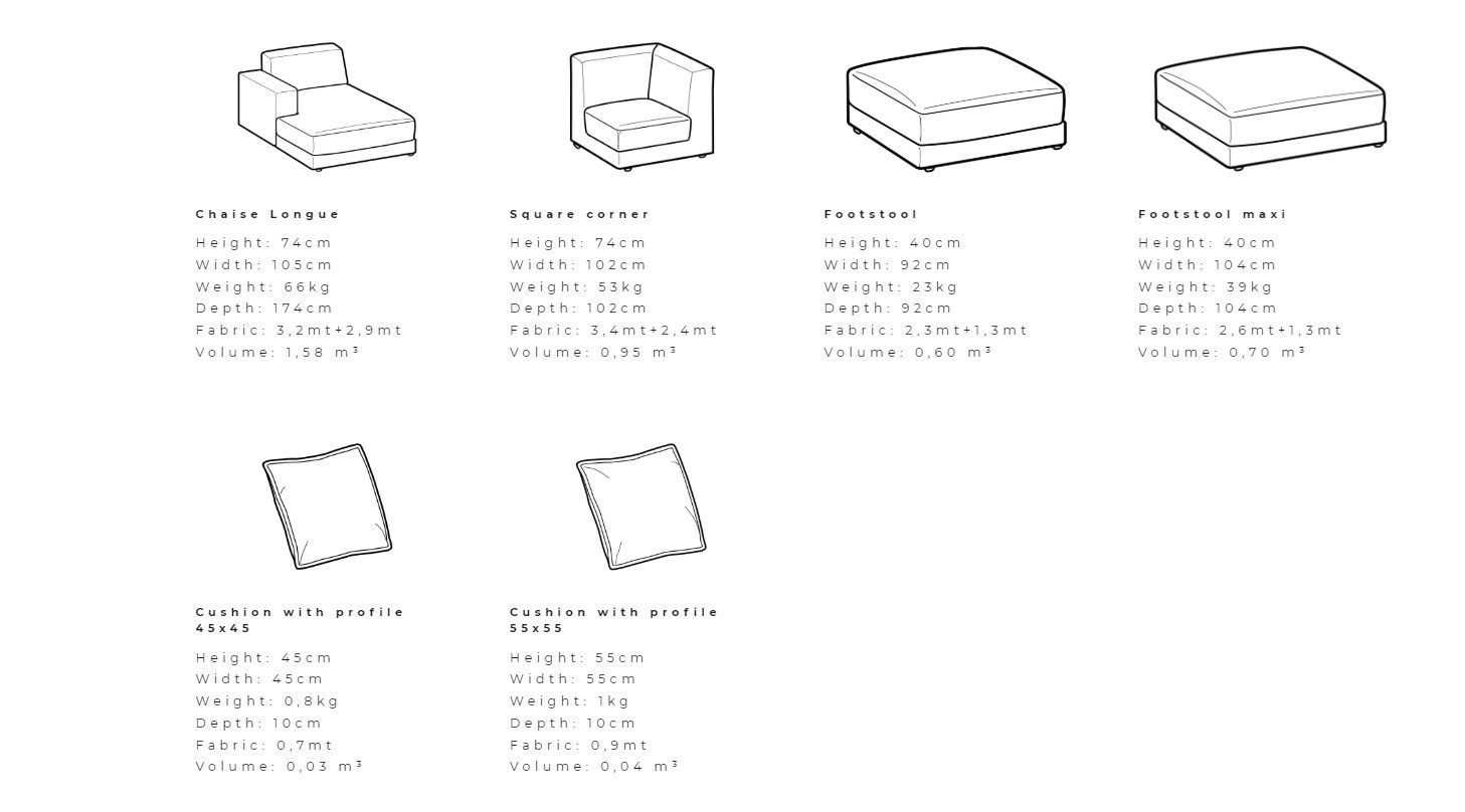 Угловой диван из ткани Ditre Italia BUBLÈ ARCH-00130686 - Вид №3