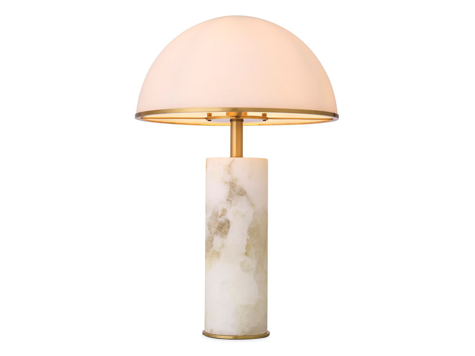 Настольная лампа из алебастра и стекла Eichholtz VANETA ARCH-00093911