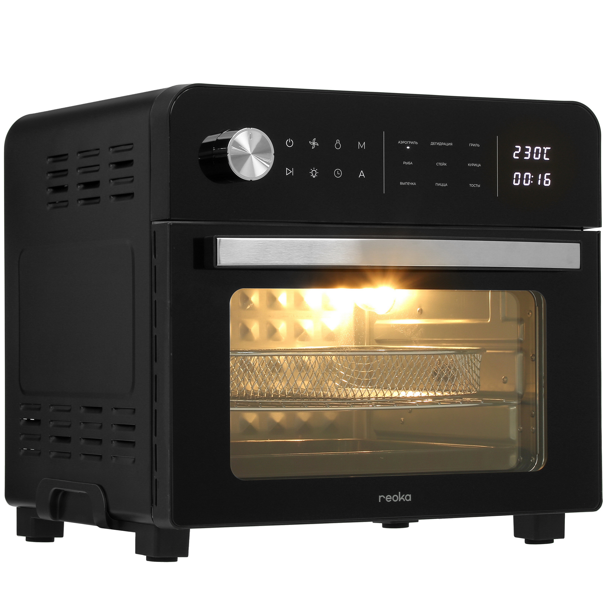 5416730 Мини-печь Reoka RKBM-M618 черный STDN-0130962 - Вид №1