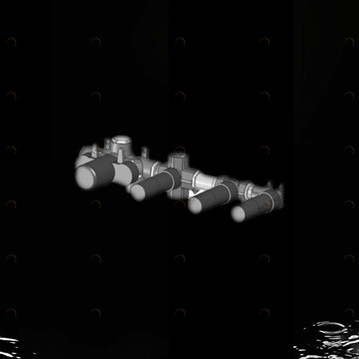 Внутренняя часть смесителя термостатического для душа 7WKTD008 Geda Nextage Built-in Parts скрытого монтажа Внутренние части смесителей Built-in Parts