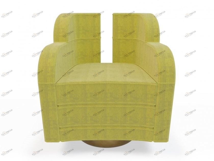 MARIONI Вращающееся кресло из ткани с подлокотниками Wing I0323s