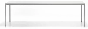 MDF Italia Выдвижной прямоугольный алюминиевый стол