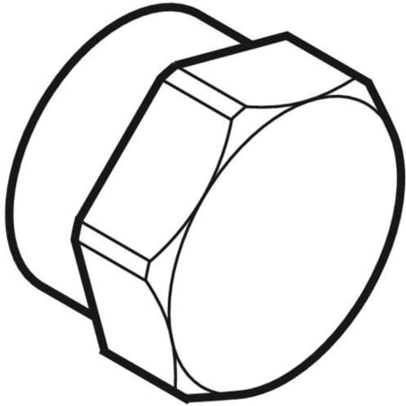 612.481.00.1 Заглушка Geberit с внутренней резьбой Geberit  - Вид №1