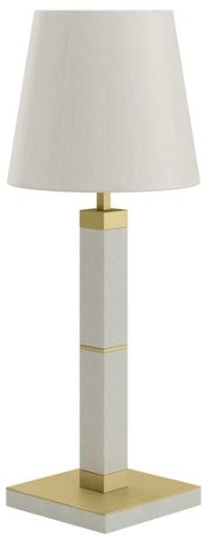 FRATO Настольная лампа с отраженным светом из кожи Hobart Flf040034aar  - Вид №2