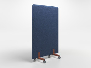 Звукопоглощающая офисная перегородка отдельно стоящая ткань